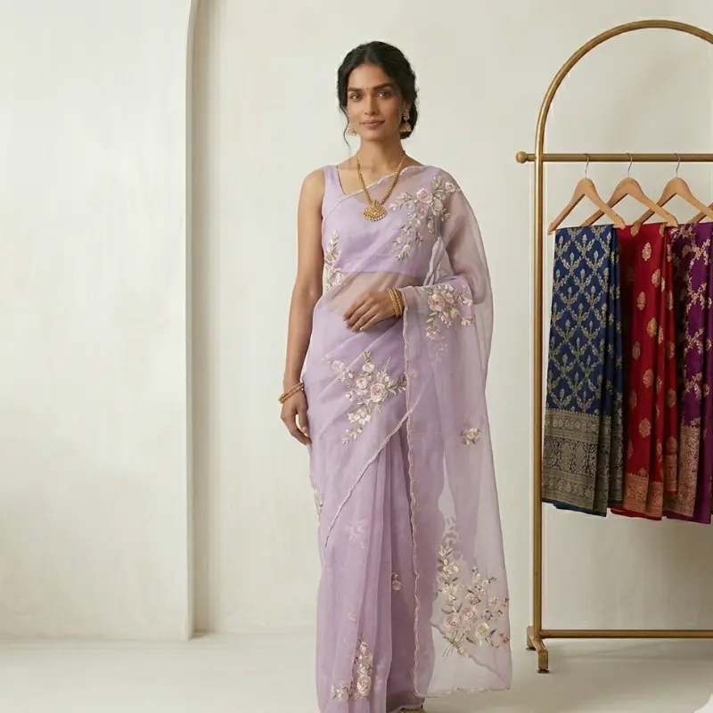 Organza Sarees